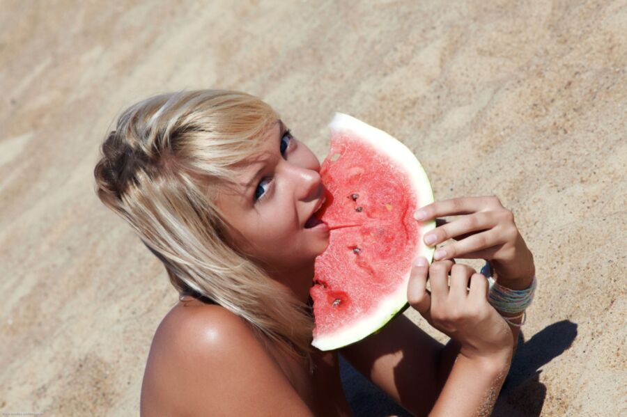 Free porn pics of Outdoor Teens - LADA - Watermelon 9 of 50 pics