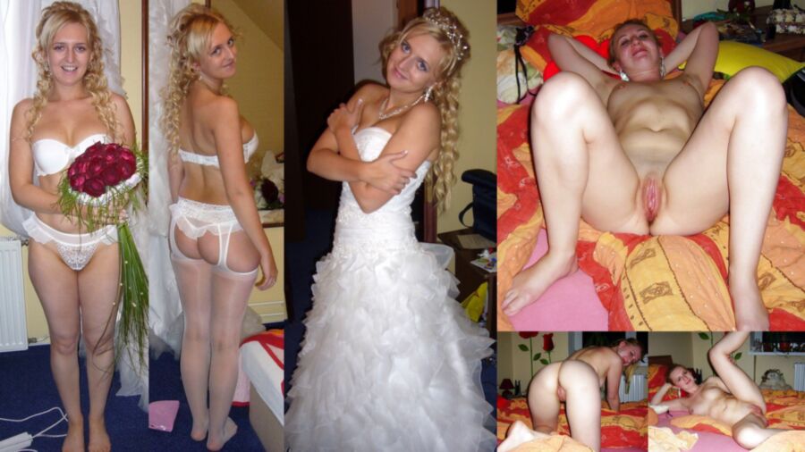 Free porn pics of From BRIDE to WHORE Dressed undressed 11 of 12 pics