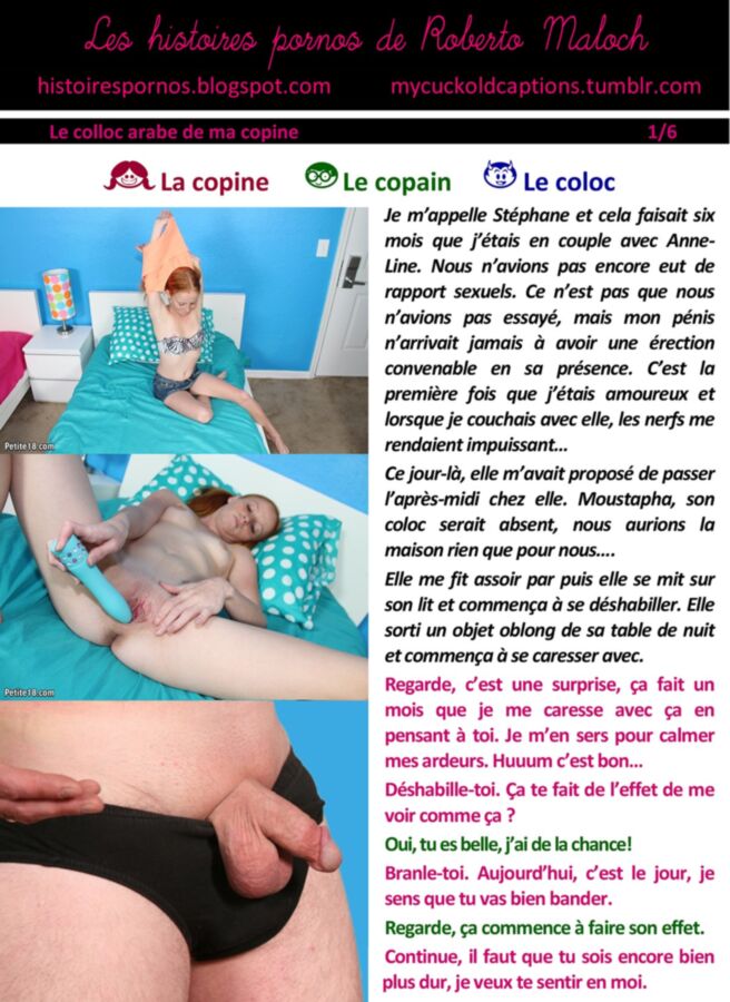  Le colloc arabe de ma copine (Cocu - French captions)  1 of 6 pics