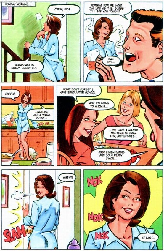 Free porn pics of Lesbian Housewives Comic 1 of 9 pics