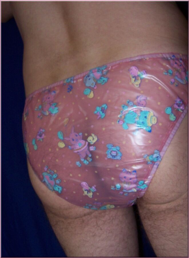 Free porn pics of pink plastic panties 2 of 8 pics