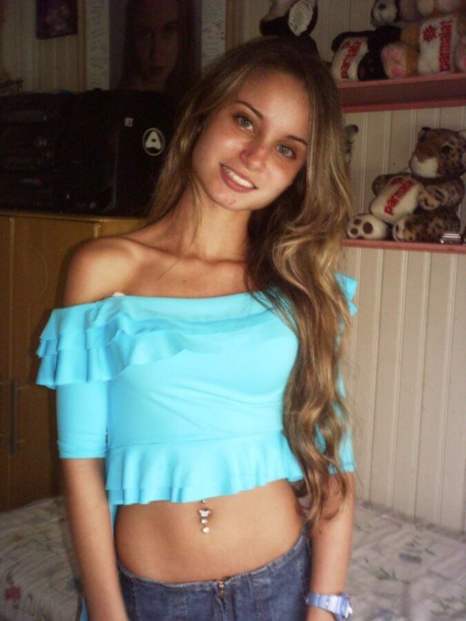 Free porn pics of Cute Brazilian Blonde 23 of 49 pics