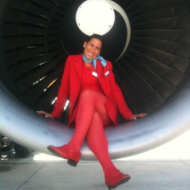 Free porn pics of stewardess, flight attendents, pantyhose 4 of 8 pics