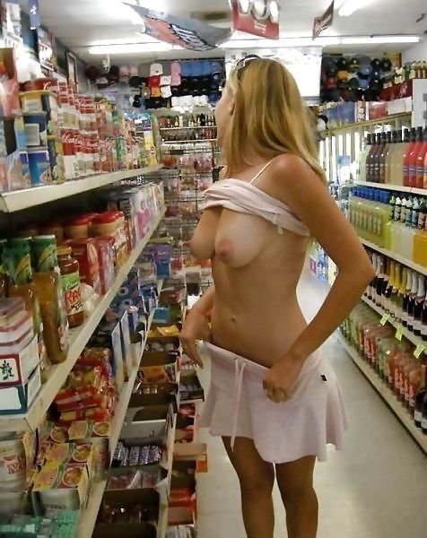 Free porn pics of Nude in Supermarket or Store 14 of 27 pics