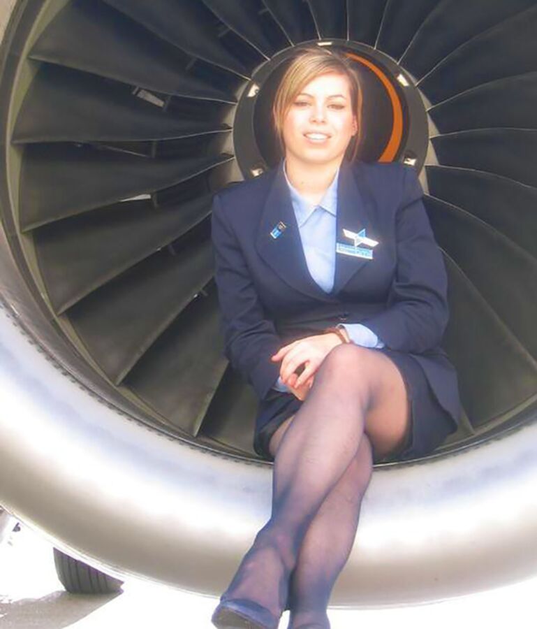 Free porn pics of stewardess, flight attendents, pantyhose 5 of 8 pics