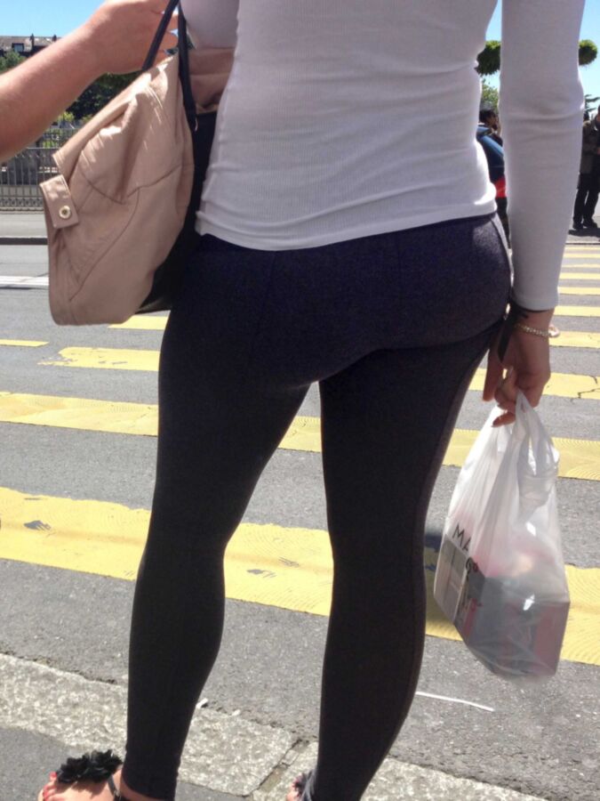 Free porn pics of Leggings Candid Ass Girl 9 of 23 pics