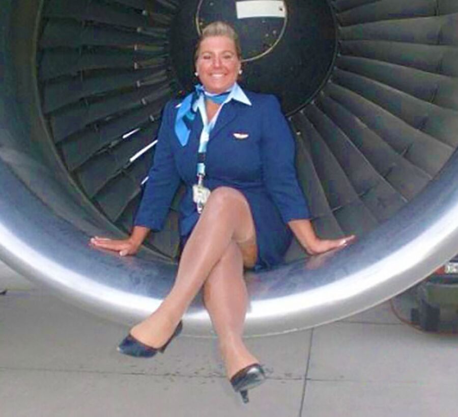 Free porn pics of stewardess, flight attendents, pantyhose 6 of 8 pics